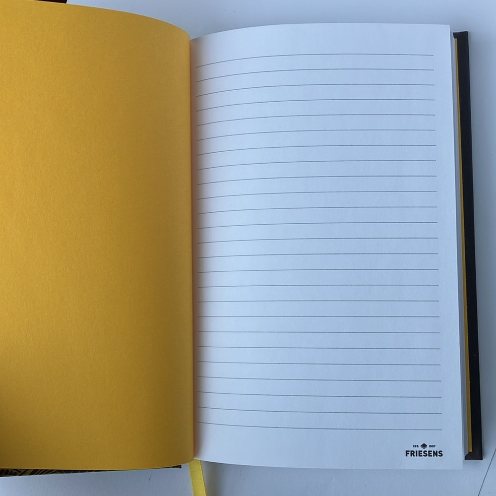 Journal Blank lined pages Book notebook diary hardcover - Picture 7 of 8